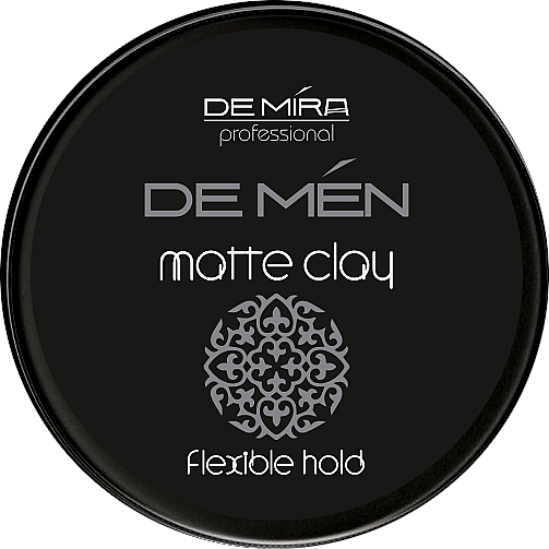Профессиональная стайлинговая матовая глина для укладки волос и бороды - DeMira Professional DeMen Matte Clay — фото N1