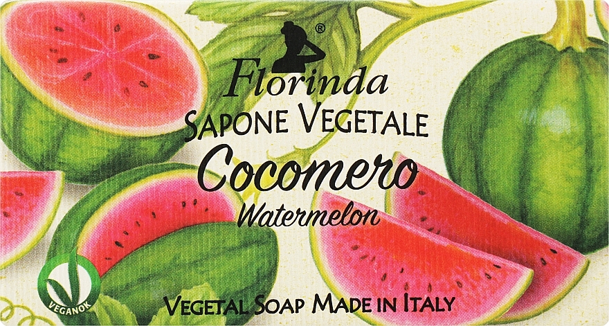 Мило натуральне "Кавун" - Florinda Watermelon Natural Soap — фото N1