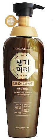 Оздоровлювальний шампунь від випадання волосся - Daeng Gi Meo Ri Hair Loss Care Shampoo For Sensitive Scalp — фото N1