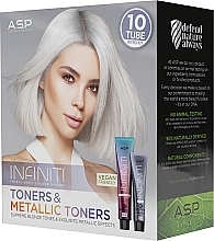 Набор для окрашенных волос , 5 продуктов - Affinage Infiniti Toners/Metallic Toners Intro Kit  — фото N2