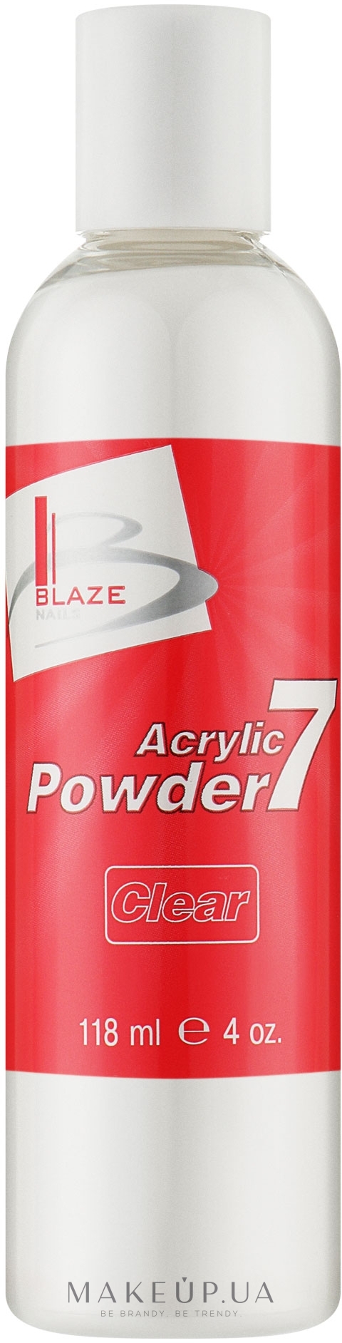 Акриловая пудра - Blaze Nails Acrylic Powder 7 — фото Clear