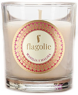 Ароматическая свеча "Ваниль и малина" - Flagolie Fragranced Candle Vanilla And Raspberry — фото N1