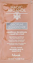 Кондиционер для гладкости тонких и нормальных волос - Nook Magic Arganoil Disciplining Conditioner (пробник) — фото N1