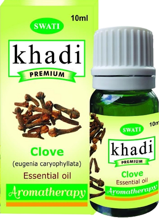 Чиста ефірна олія "Гвоздика" - Khadi Swati Premium Pure 100% Essential Oil Clove — фото N1