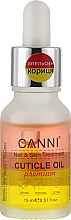 Олія для кутикули двофазна "Апельсин-кориця" - Canni Cuticle Oil Premium — фото N2