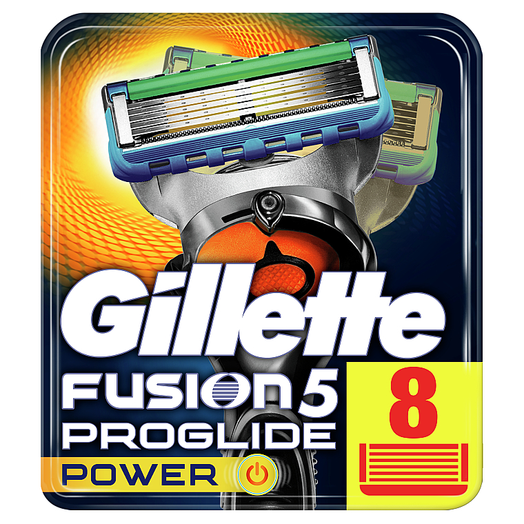 Змінні касети для гоління, 8 шт. - Gillette Fusion ProGlide Power — фото N3
