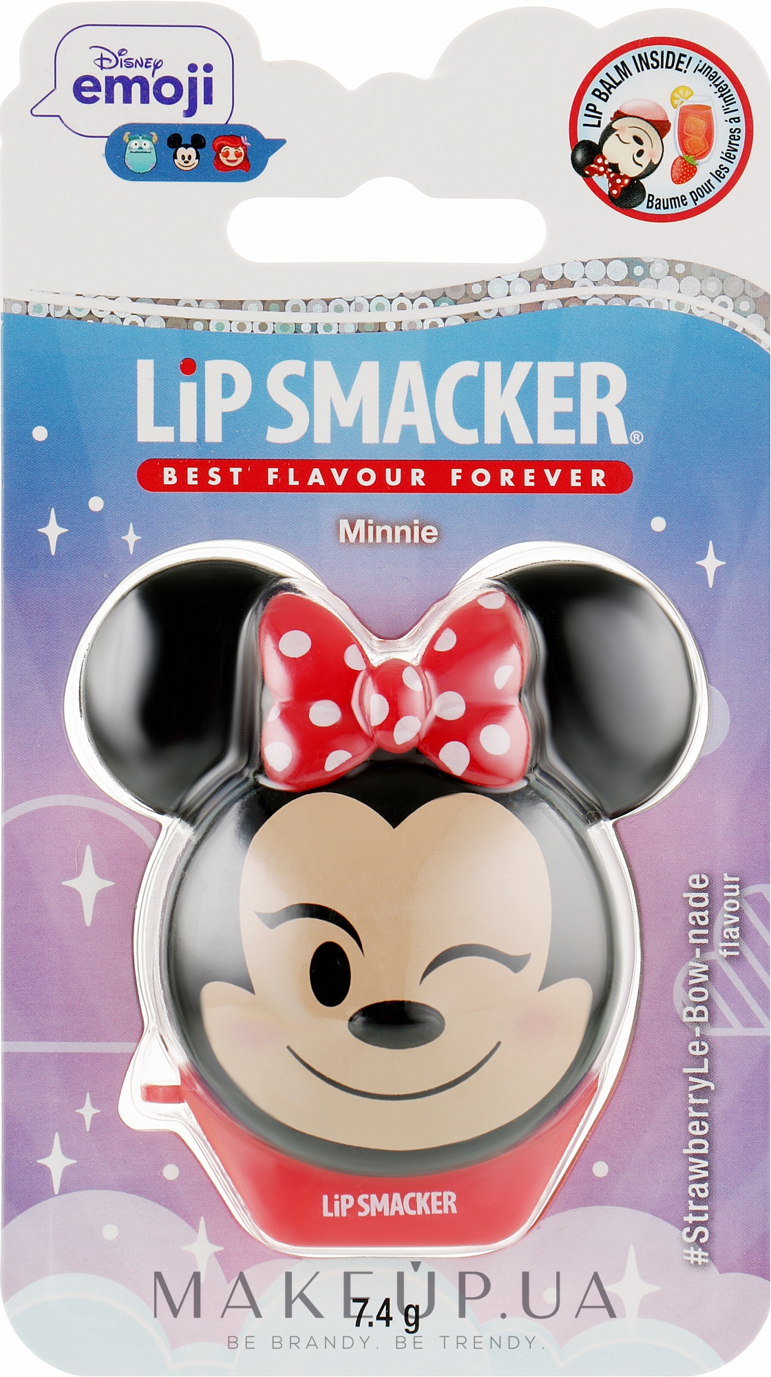 Бальзам для губ - Lip Smacker Disney Emoji Minnie Lip Balm — фото 7.4g