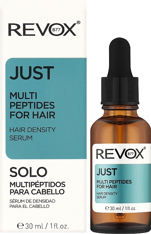 Мультипептидна сироватка для густоти волосся - Revox B77 Just Multi Peptides For Hair–Hair Density Serum — фото N2