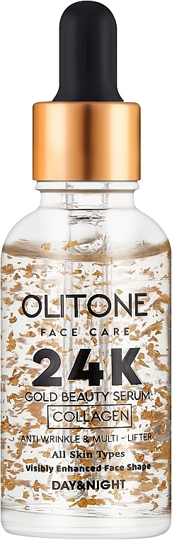 Золотая сыворотка для лица - Olitone 24K Gold Beauty Serum — фото N1