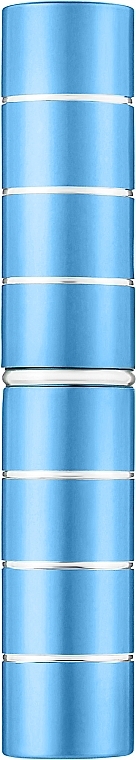 Пензель для макіяжу CS-158A телескопічний в алюмінієвій тубі, синій - Cosmo Shop — фото N1