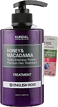 Кондиціонер для волосся "Англійська троянда" - Kundal Honey & Macadamia Treatment English Rose — фото N3