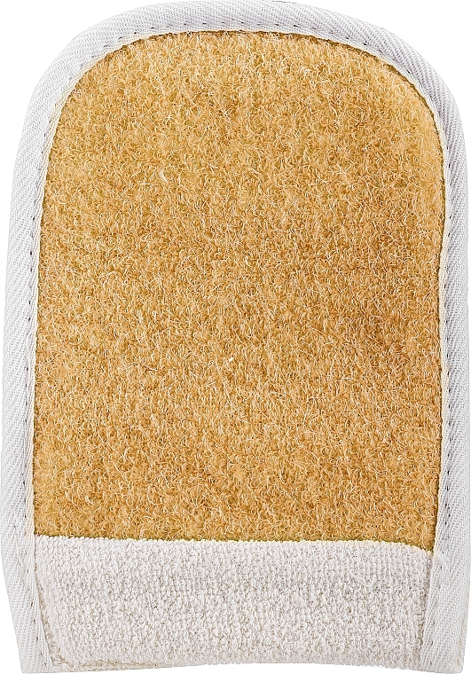 Хлопковая мочалка для тела, желтая - RedRings Cotton Sponge — фото N1