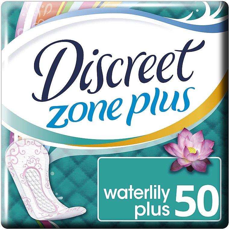 Прокладки ежедневные Deo Water Lily Plus, 50 шт - Discreet