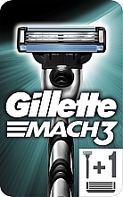 Парфумерія, косметика Бритва з 2 змінними касетами - Gillette Mach3 *