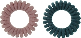 Резинка-браслет для волосся - Invisibobble Power Fluffy Rose and Ice Perfomance Hair Spiral — фото N2
