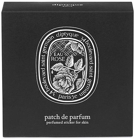 Парфумований стікер для тіла - Diptyque Patch De Parfum Perfumed Sticker For Skin Eau Rose — фото N1