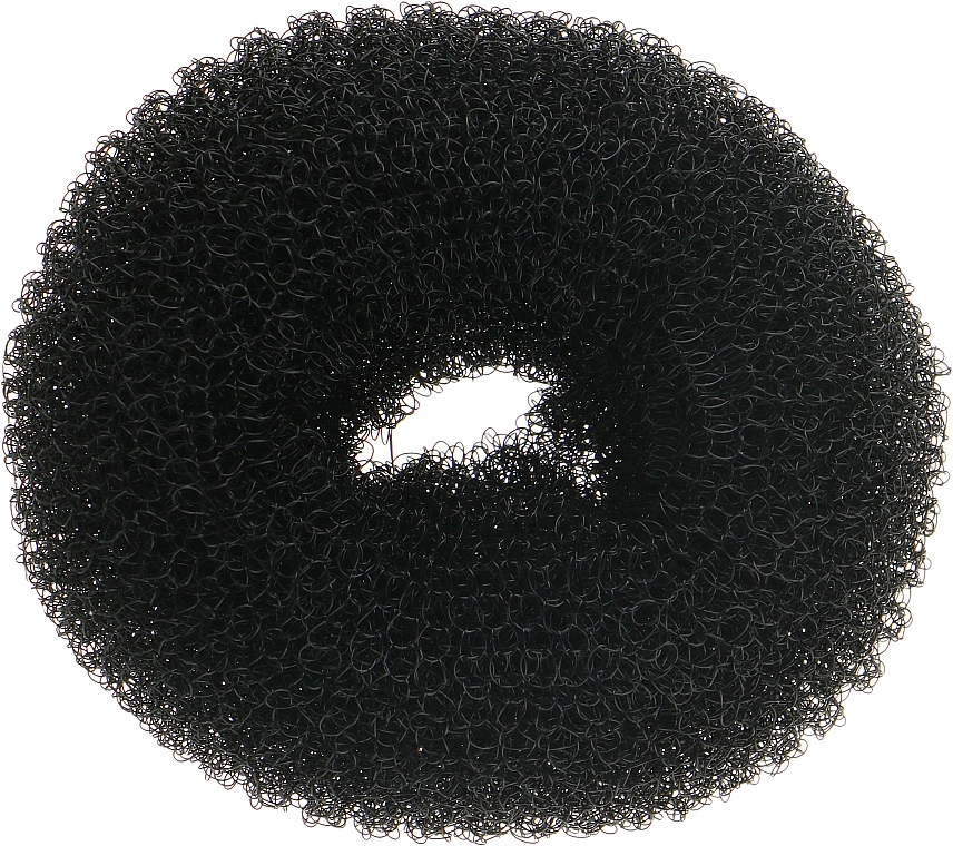 Бублик для волосся, ВА109, 7 см, чорний - Cosmo Shop — фото N1