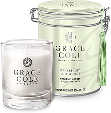 Ароматизированная свеча - Grace Cole Grapefruit Lime & Mint — фото N1