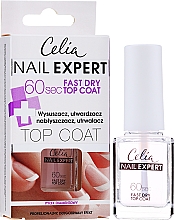 Сушка для лака - Celia Nail Expert 60 sec Fast Dry Top Coat — фото N2