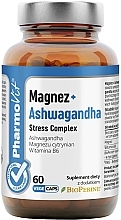 Пищевая добавка "Магний + Ашваганда" - Pharmovit Magnesium + Ashwagandha Stress Complex — фото N1