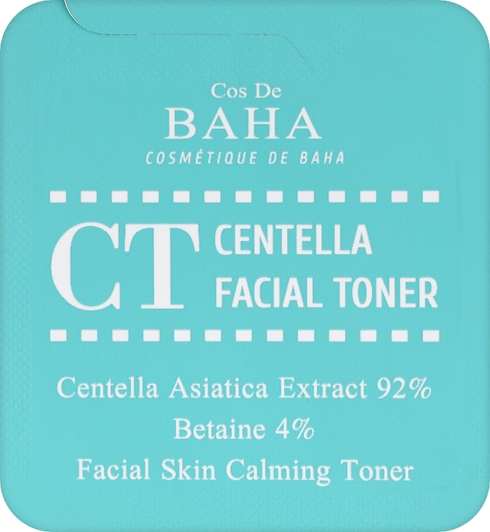 Тонер для лица с центеллой - Cos De BAHA Centella Facial Toner (пробник) — фото N1