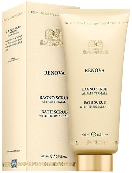 Делікатний пілінг-скраб для обличчя та тіла - Thermae Renova Bath Scrub — фото N1