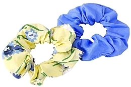 Парфумерія, косметика Набір резинок для волосся, квіткова і блакитна - Lolita Accessories