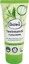 Духи, Парфюмерия, косметика Крем для ног с маслом чайного дерева - Balea Tea Tree Oil Foot Cream