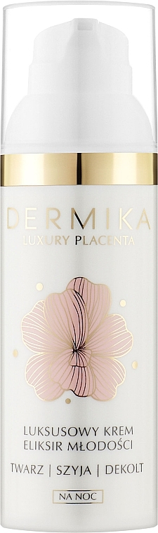 Ночной крем-эликсир - Dermika Luxury Placenta — фото N1