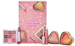 Духи, Парфюмерия, косметика Набор, 5 продуктов - I Heart Revolution Shimmering Hearts