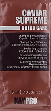 Духи, Парфюмерия, косметика Шампунь с икрой для окрашенных волос - KayPro Special Care Shampoo (пробник)