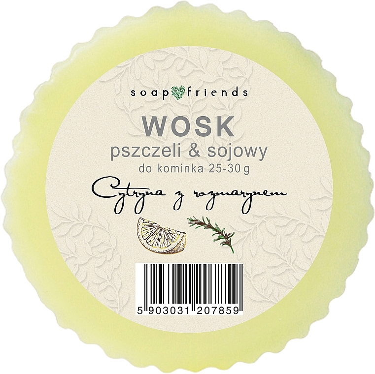Ароматический воск "Лимон c розмарином" - Soap&Friends Wox Lemon With Rosemary — фото N1