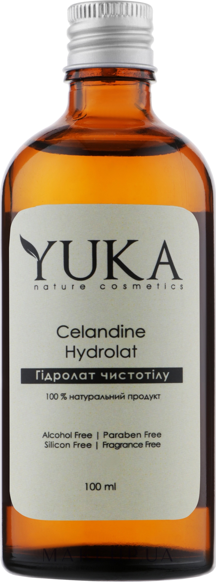 Гідролат чистотілу - Yuka Hydrolat Celandine — фото 100ml