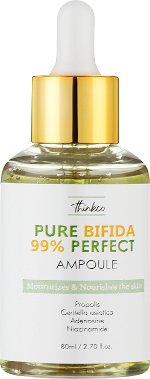 Укрепляющая сыворотка с бифидобактериями - Thinkco Pure Bifida 99% Perfect Ampoule — фото N1