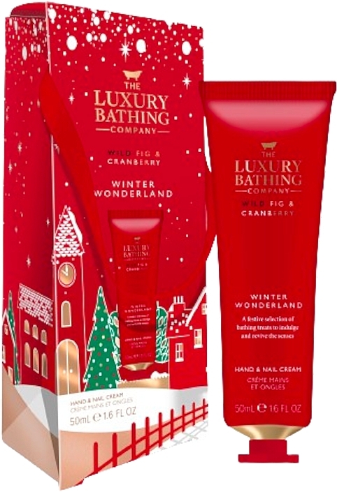 Крем для рук і нігтів у подарунковому пакованні - Grace Cole The Luxury Bathing Winter Wonderland Wild Fig & Cranberry Deluxe Hand Cream — фото N1