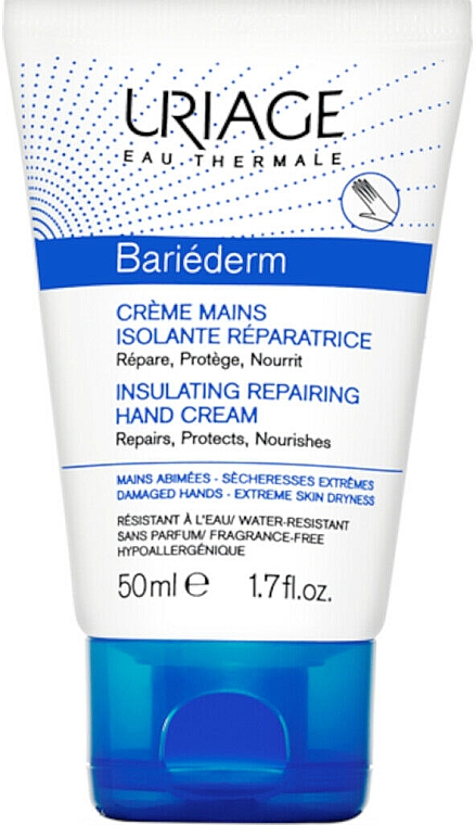 Набір - Uriage Bariederm Creme Mains Isolante Reparatrice (h/cr/2*50ml) — фото N2