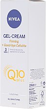 Крем-гель подтягивающий "Против целлюлита" Q10plus для всех типов кожи - NIVEA Q10 PLUS Firming Anti-Cellulite Body Gel-Cream — фото N4