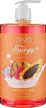 Духи, Парфюмерия, косметика Гель для душа "Тропические фрукты" - Jivo Energy Of The Day Tropical Fruits Shower Gel