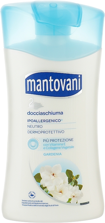 Гель-шампунь для душа "Цветы Гардении" - Mantovani Neutral Foam Shower — фото N1
