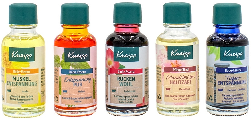 Набор - Kneipp Wellness Bade Collection (oil/5x20ml) — фото N3