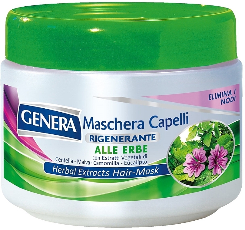 Відновлювальна маска для волосся з травами - Genera Herbal Extracts Hair Mask — фото N1