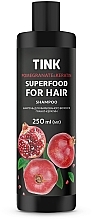 Духи, Парфюмерия, косметика Шампунь для окрашенных волос "Гранат и кератин" - Tink SuperFood For Hair Pomegranate & Keratin Shampoo