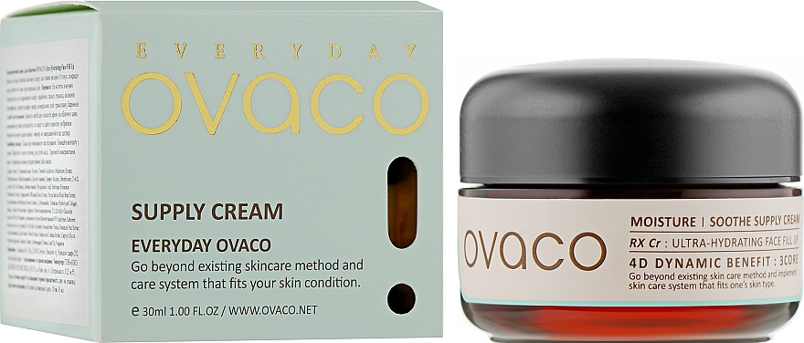 Зволожувальний крем для обличчя - Ovaco Moisture & Soothe Ultra Hydrating Face Fill Up Cream — фото N2