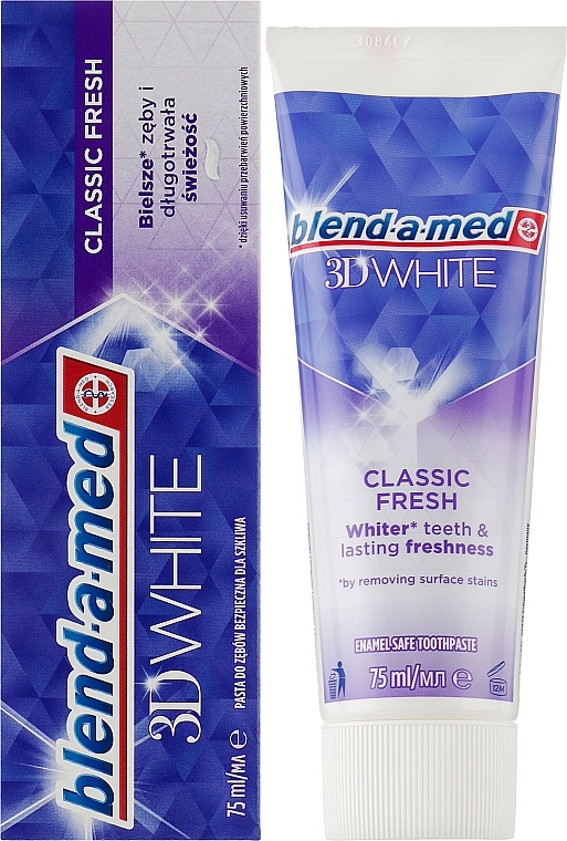 Зубная паста "Трехмерное отбеливание" - Blend-A-Med 3D White Toothpaste — фото N13