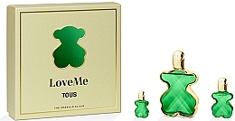 Tous LoveMe The Emerald Elixir - Набор (edp/90ml + edp/15ml + edp/mini/4.5ml) — фото N1