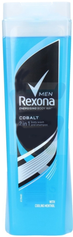 Шампунь-гель для душа 2в1 - Rexona Men Cobalt Shower Gel Body & Hair — фото N1