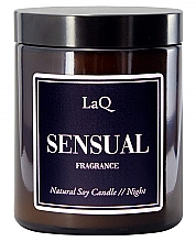 Натуральная ночная соевая свеча - LaQ Sensual Night — фото N1