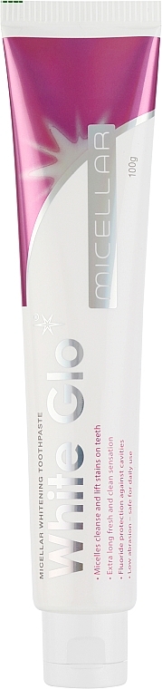 Отбеливающая зубная паста "Мицеллярная" - White Glo Micellar Whitening Toothpaste — фото N1