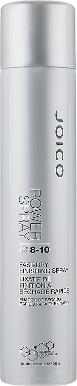 Лак быстросохнущий экстра сильной фиксации (фиксация 8-10) - Joico Style and Finish Power Spray Fast-Dry Finishing Spray-Hold 8-10 — фото N3