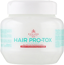 Парфумерія, косметика Маска для волосся з кератином, колагеном і гіалуроновою кислотою - Kallos Cosmetics Pro-Tox Hair Mask